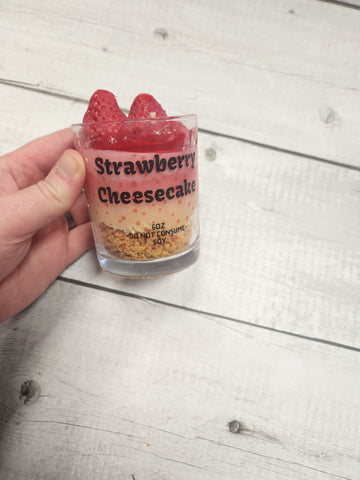 strawberry cheesecake candle