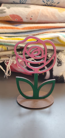 Paintable Standing Flower