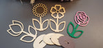Paintable Standing Flower