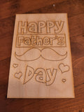 Paintable Father's Day Cards